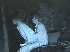 Hidden real spy cam (night vision) japanese park