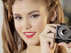 A tight shaved pussy has never looked as sexy as hers does