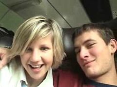 AmateurWow.com  Filthy Czech slut swallows on public train  #1 Amateur Movies