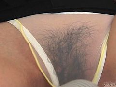 Subtitled busty Japanese Hiyori Shiraishi Magic Wand play