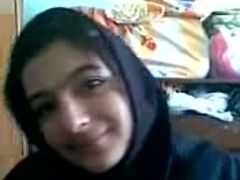 My beautiful Arab girlfriend has a nice pair of big boobs