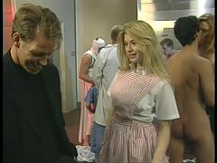 Horny Lesbian Nurses Get Anal Fucked and Covered in Cum in a Retro Orgy