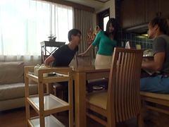 Curvy Japanese milf gets amazingly fucked in a kitchen