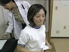Rie's medical examination turns into the wild pussy penetration