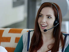 Cute babe Ember Stone has a thing for big black cocks